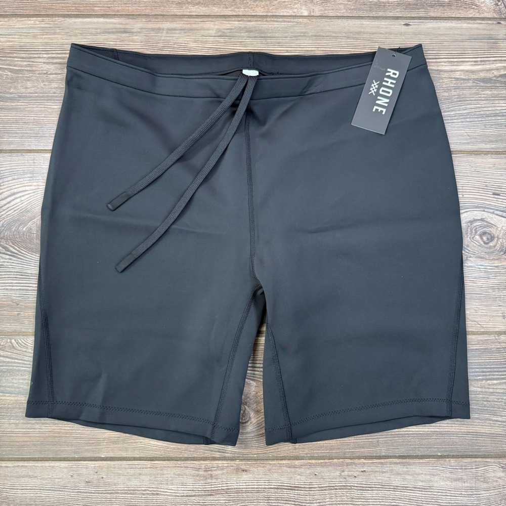 Rhone Mens Size XXL Freeride Jammer Shorts Black Water Resistant Stretch New